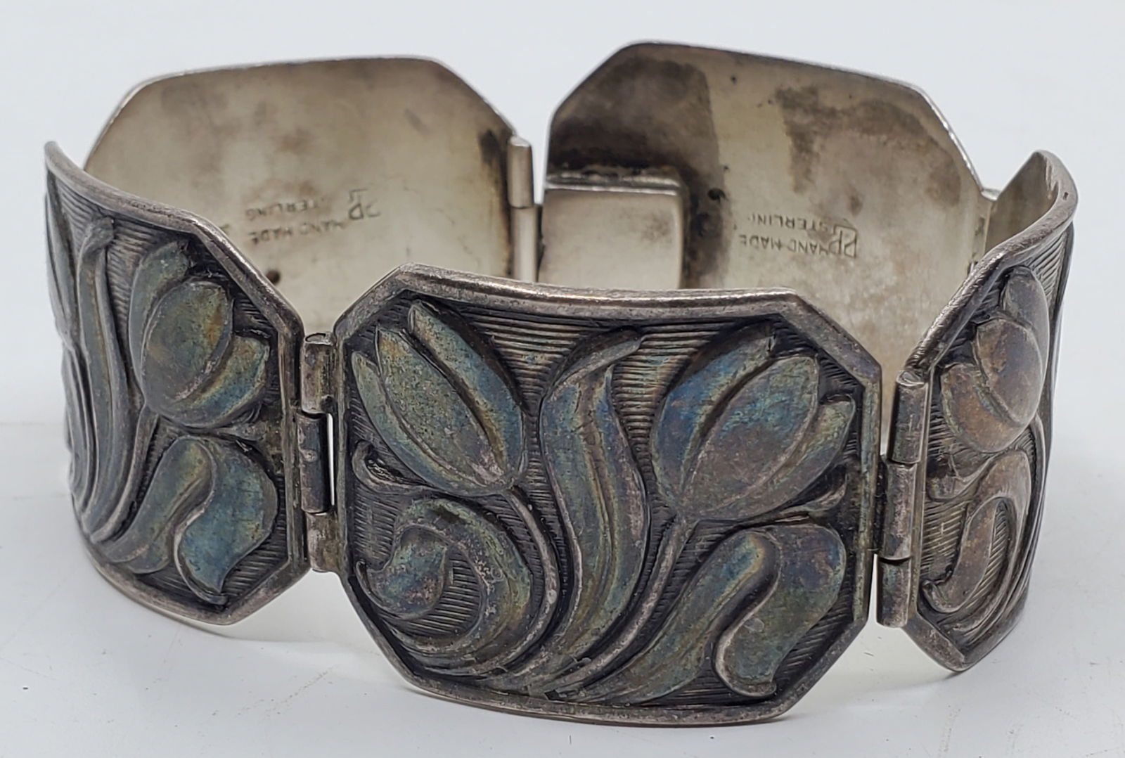 Carl Poul Petersen (1895-1977) Sterling Silver Art Deco Bracelet (1 of 4)