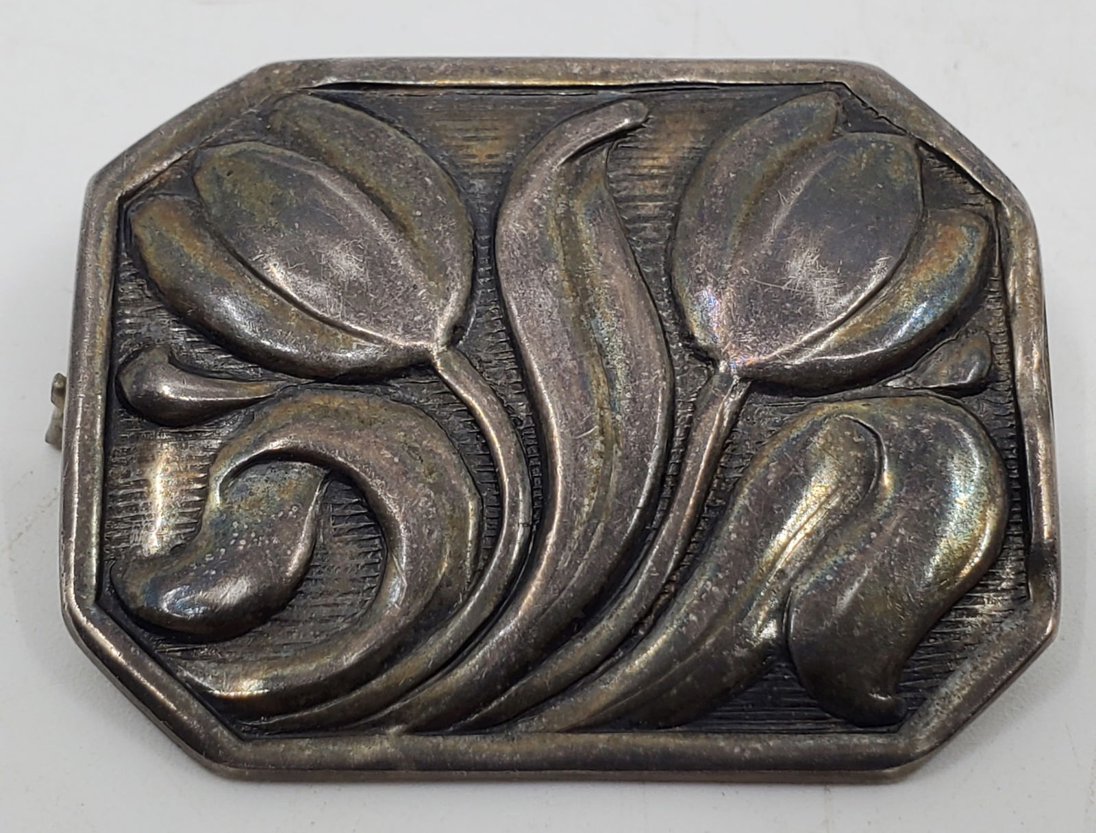 Carl Poul Petersen (1895-1977) Sterling Silver Art Deco Brooch (1 of 5)