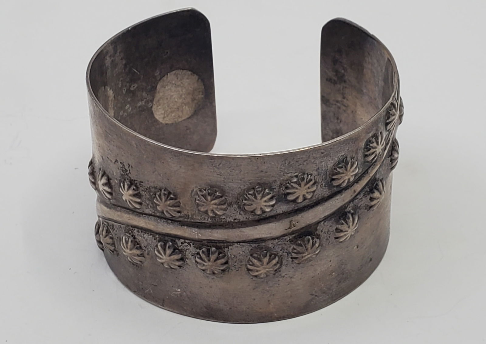 Frank Rebajes (1907-1990) American Modernist Sterling Silver Cuff Bracelet (1 of 4)