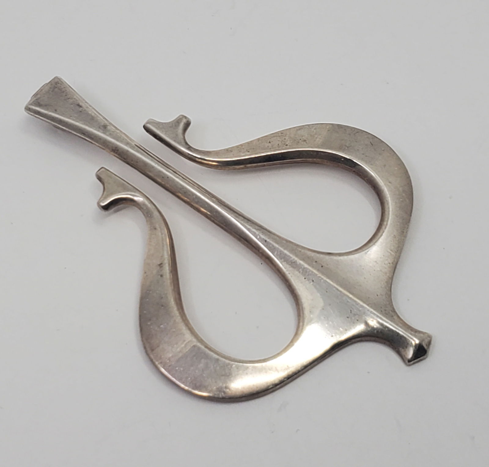 David Andersen, Norwegian Modernist Sterling Silver Pendant (1 of 5)