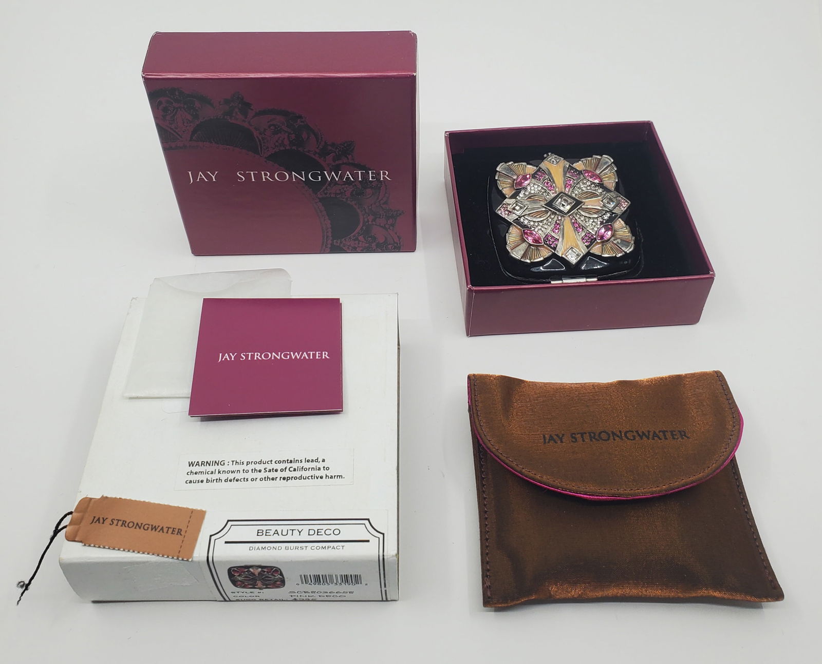 JAY STRONGWATER - Beauty Deco - Diamond Burst Compact (1 of 5)