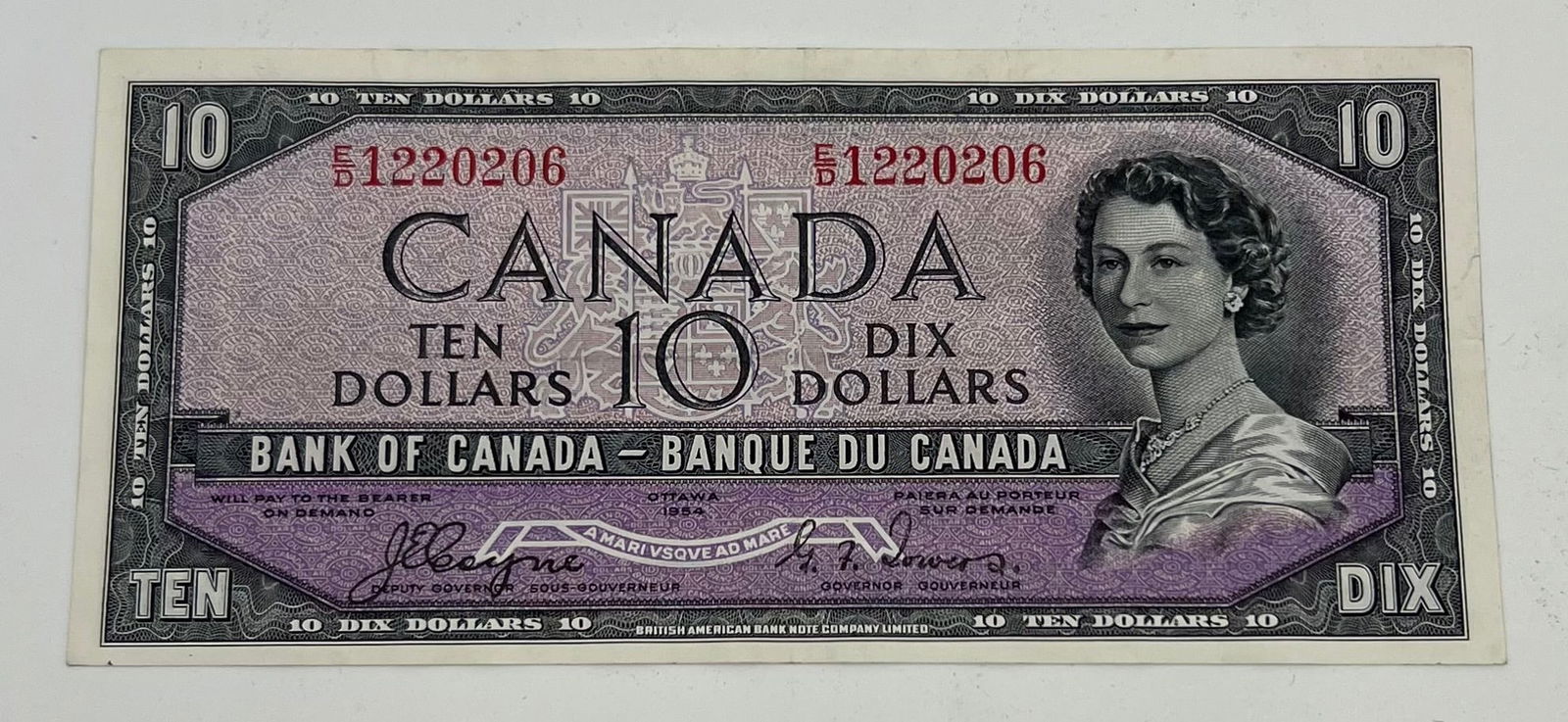 CANADA 10$ 1954 DEVIL FACE (1 of 3)