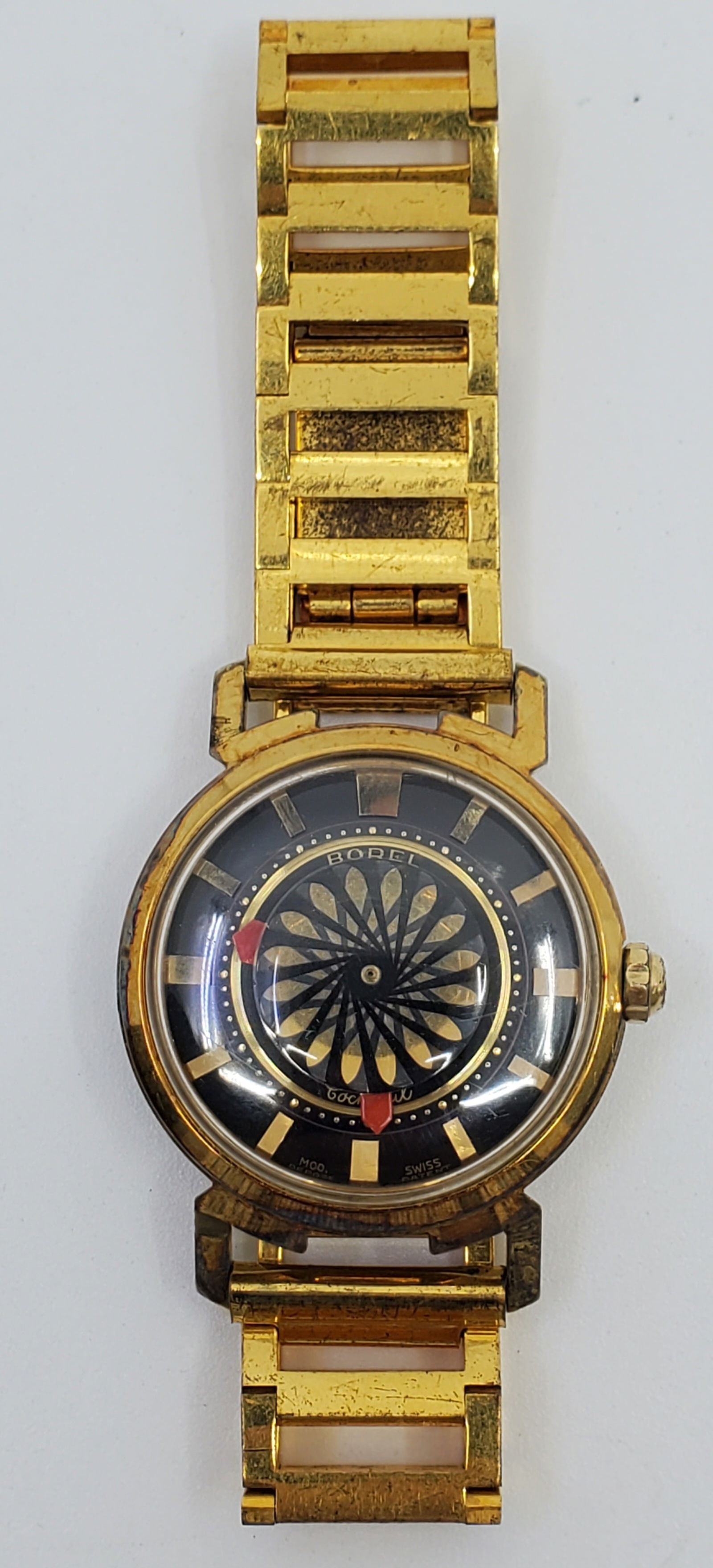 ERNEST BOREL KALEIDOSCOPE DIAL COCKTAIL WATCH (1 of 4)