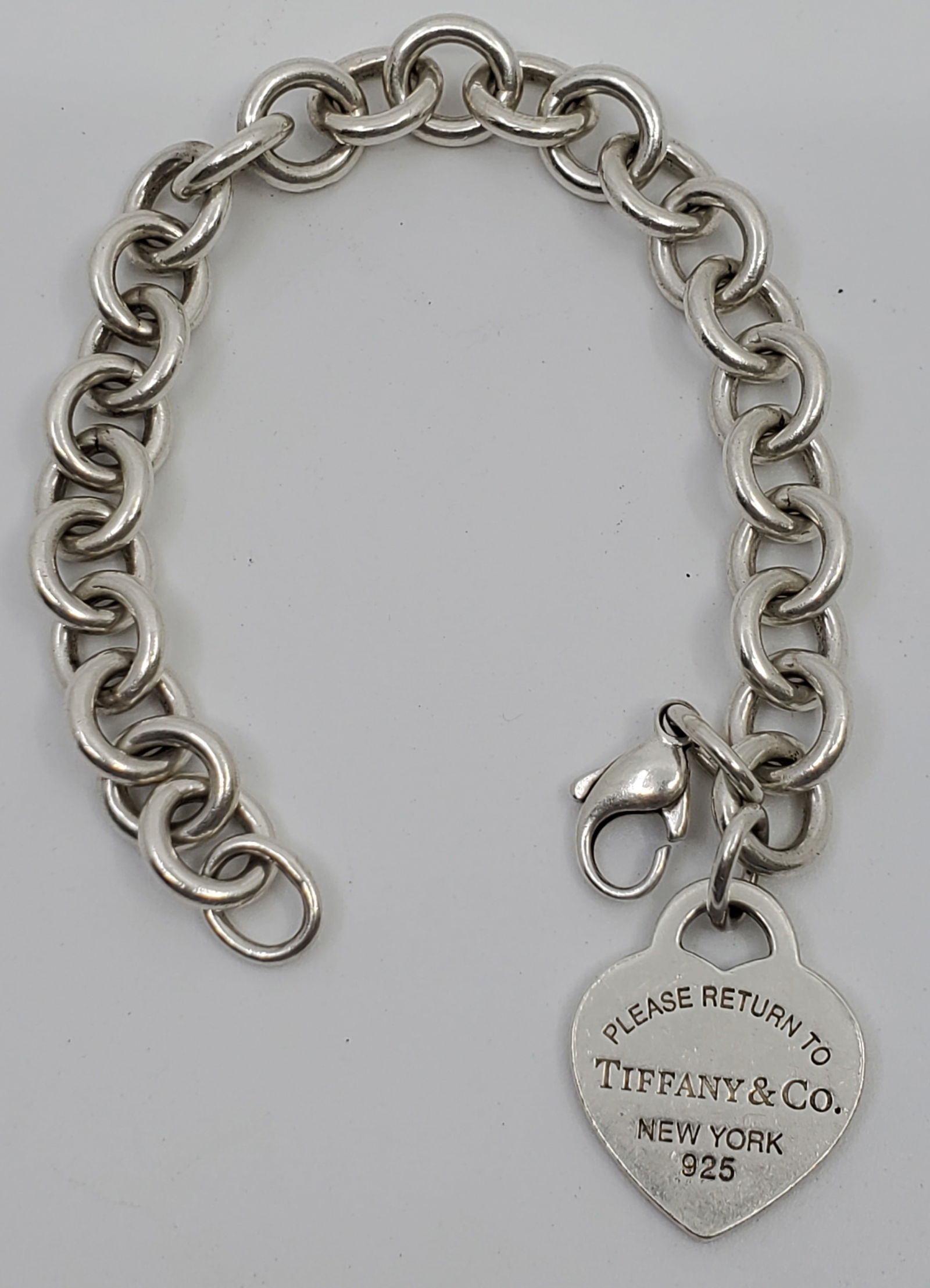 Tiffany & Co. シルバーブレスレット 925 2004 LIKE NEW! Authentic Tiffany & Co 2004 ID Bar Venetian Link