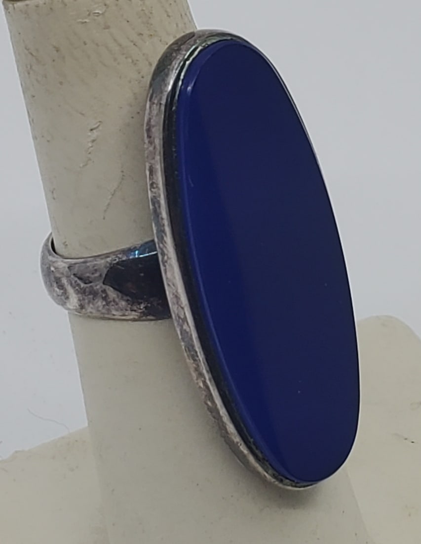 Joachim Spaliu, Spanish Mordernist Sterling Silver Ring (1 of 6)