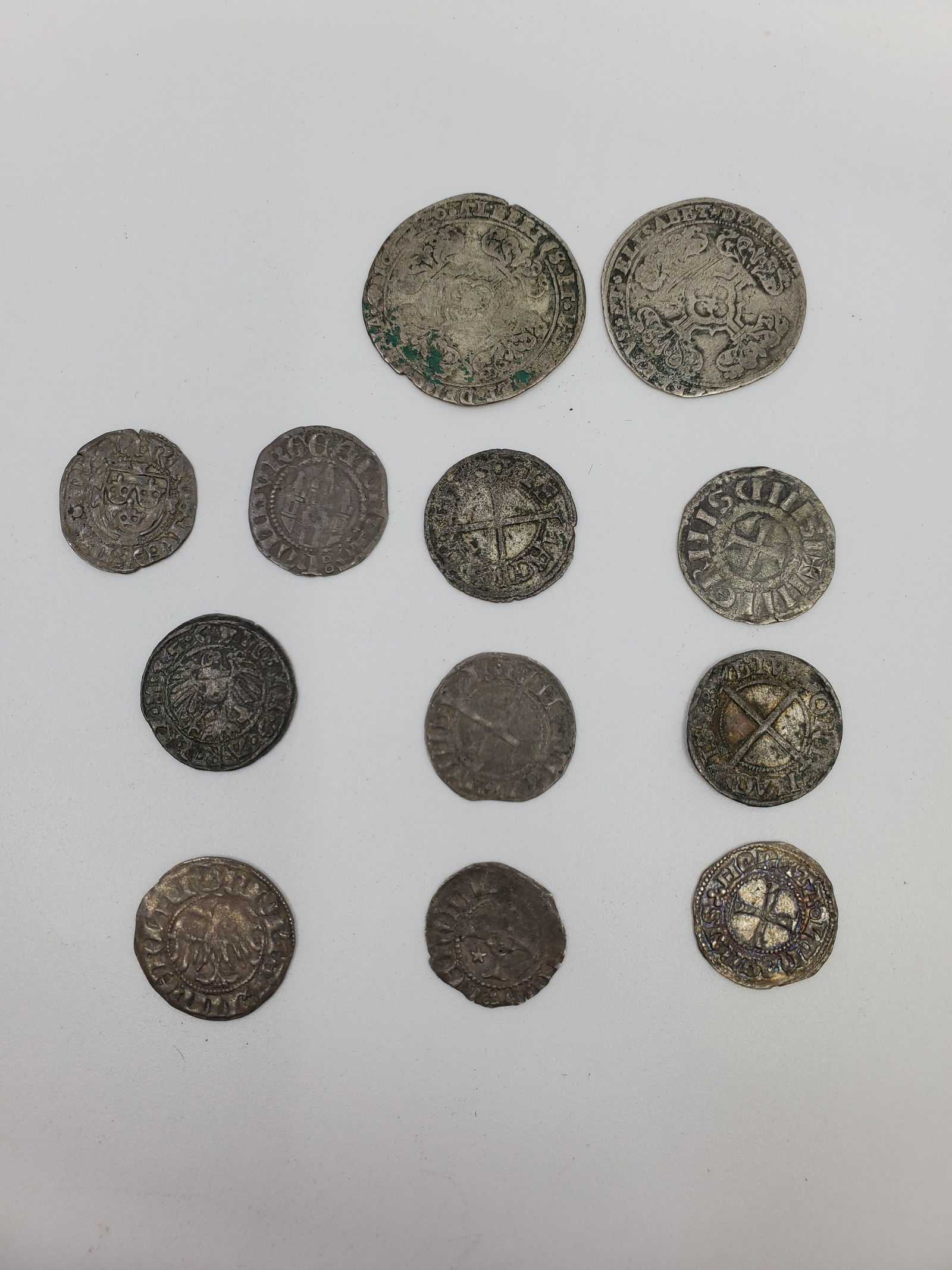 10 Nice Quality European Midieval Silver Coins plus bonus (1 of 2)