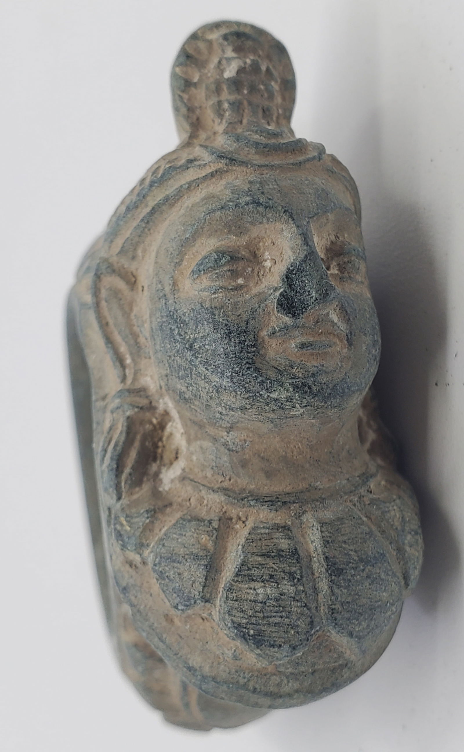 Antique Boudha Carved Stone Ring (1 of 5)