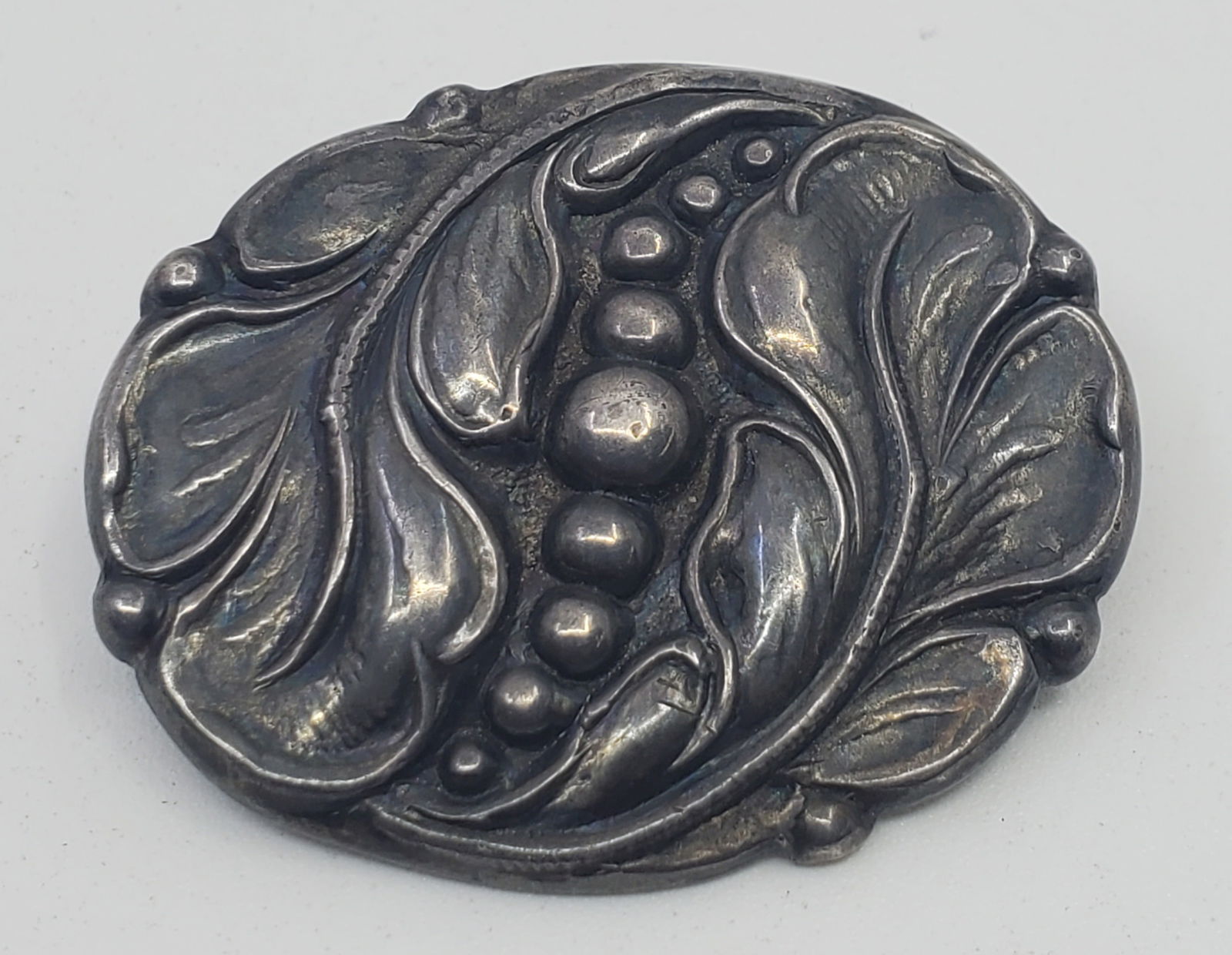 Carl Poul Petersen (1895-1977) Canadian Sterling Silver Art Nouveau Brooch (1 of 4)