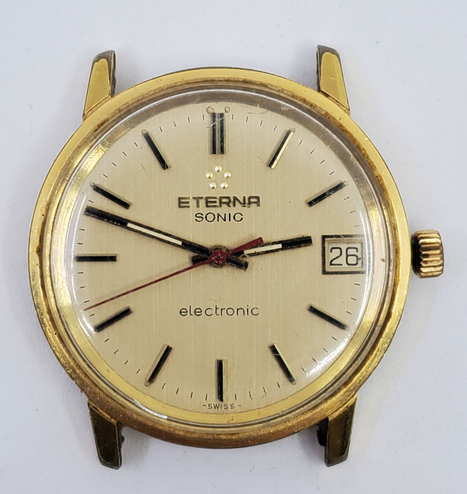 Men's ETERNA Sonic Electronic Wristwatch 1970s (1 of 5)