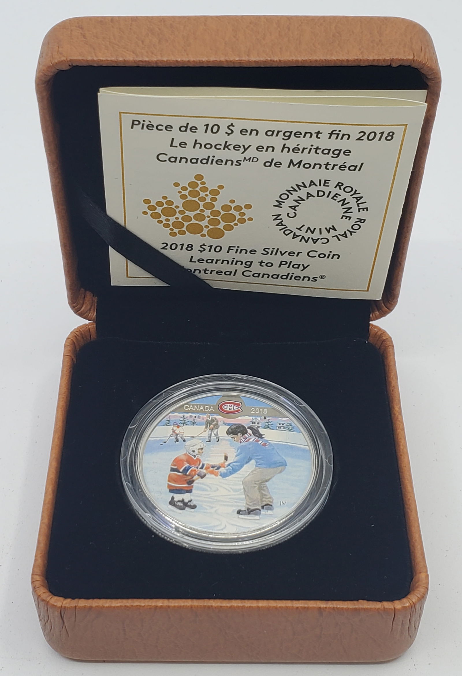CANADA 2017 $10 Colourized Fine Silver Coin Canadiens de Montréal (1 of 5)