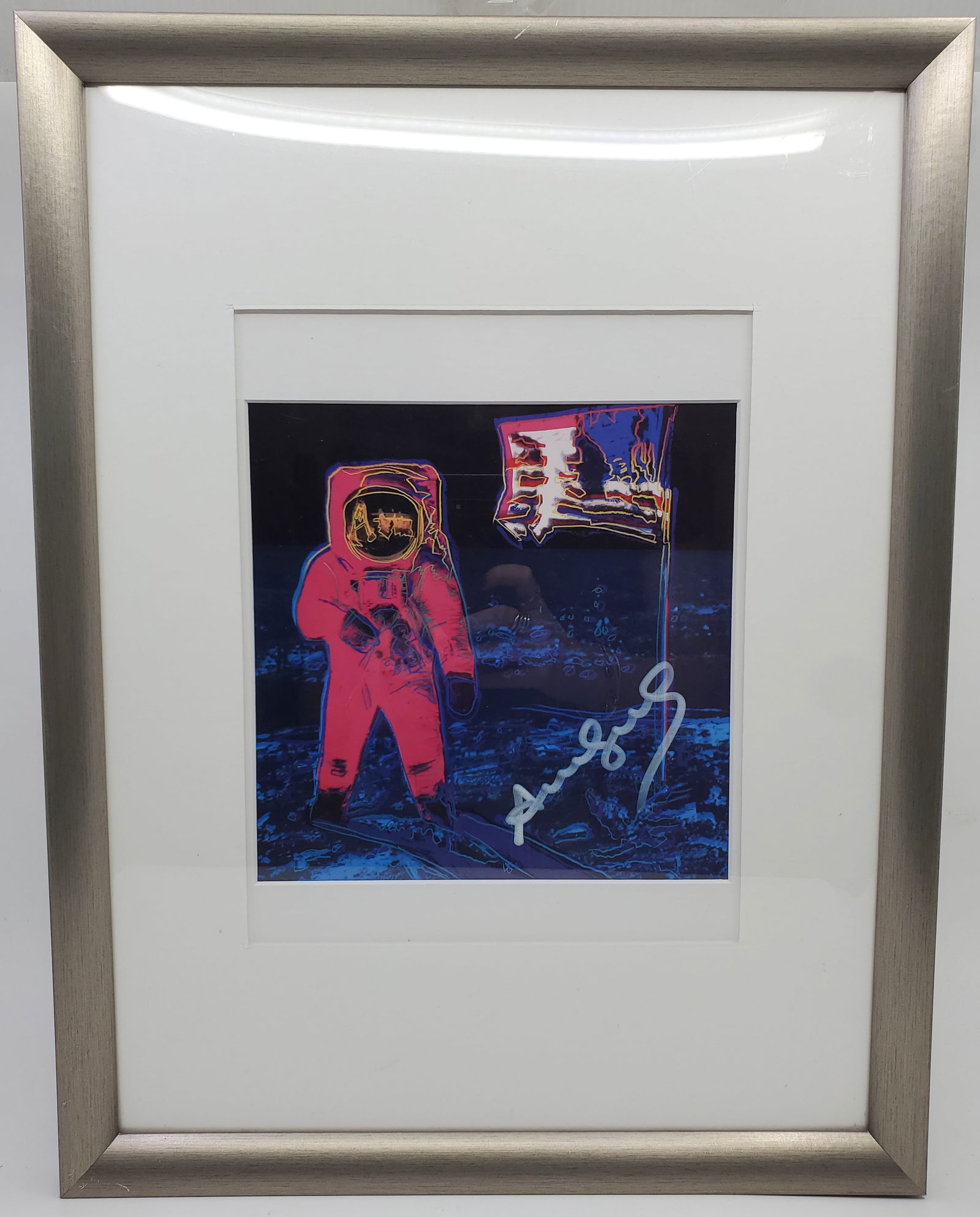 ANDY WARHOL Signed Print Moonwalk 1987 (1 of 2)