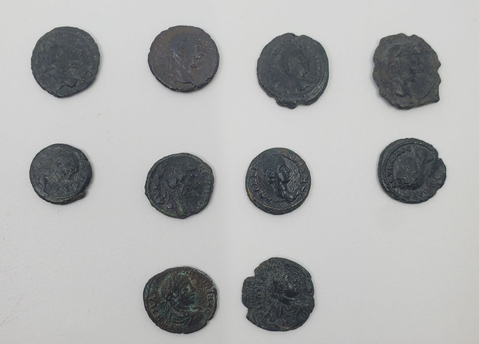 10 differenr nice small Ancient Roman Provincial Bronze Coins (1 of 2)