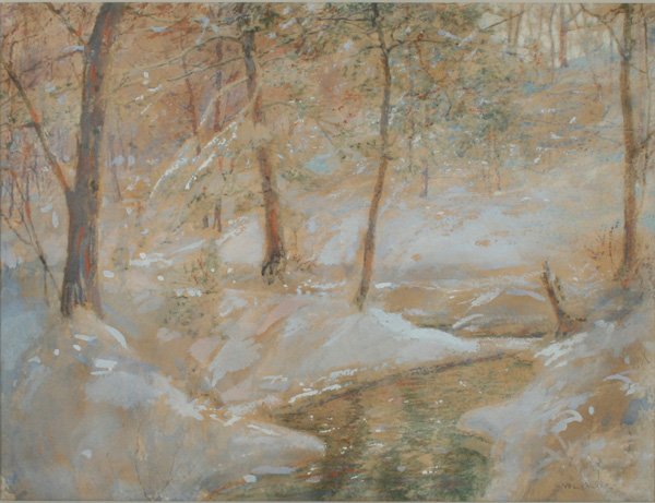Walter Launt Palmer, Winter Stream - 2