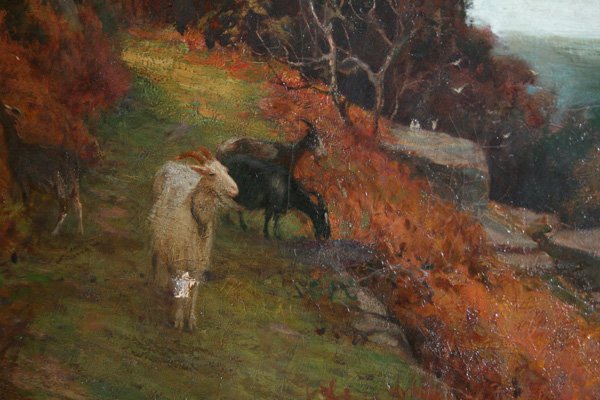 John William Schofield, Landscape with Goats - 4