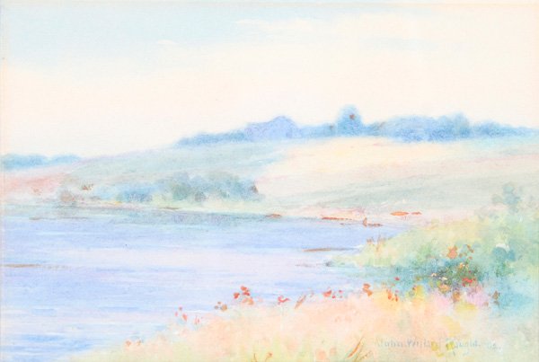 John Willard Raught, Landscape with Lake  - 2