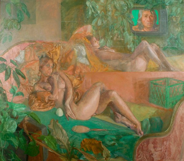 Ben Kamihira, Reclining Nude - 2