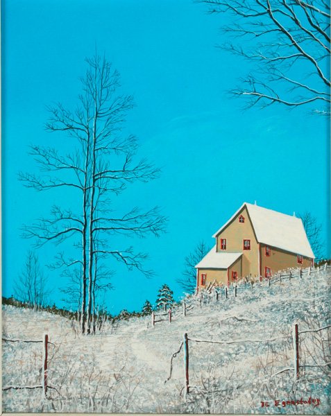 John L. Egenstafer, Winter Farmhouse - 2