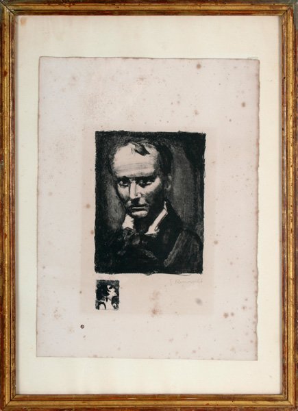 Georges Rouault, Portrait of Charles Baudelaire