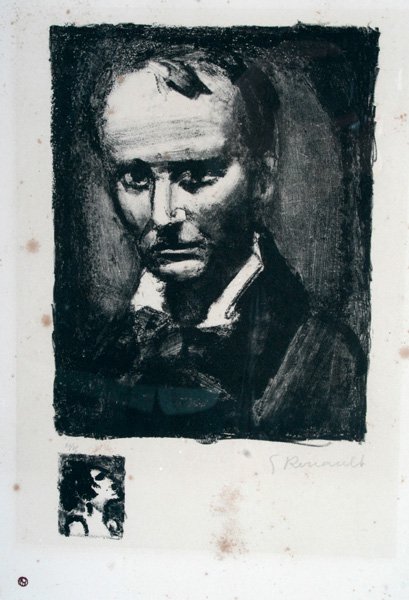 Georges Rouault, Portrait of Charles Baudelaire - 2