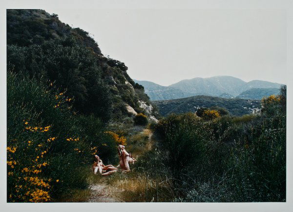 Justine Kurland, The Family: Justine Kurland (American, born 1969) The Family, 2002, Type "C" Print, 16 x 20 inches (sheet), with a signed label, unframed. Provenance: Institute of Contemporary Art, Philadelphia, PA; The Betty Go