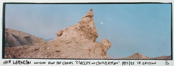 Nick Waplington, from 'Circles of Civilization': Nick Waplington (British, born 1965) Untitled from the Series 'Circles of Civilization', 12 x 30-1/4 inches (sheet), signed, titled, dated and numbered along lower margin "Nick Waplington Untitled fro