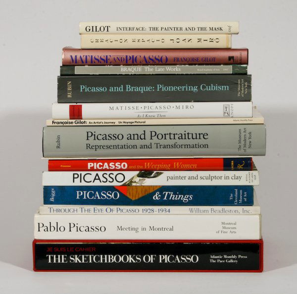 15 books about Picasso and his circle: 15 books about Picasso and his circle: Françoise Gilot, Interface: The Painter and The Mask, (1983), signed by Françoise Gilot. Barbara Haskell, Françoise Gilot: An Artist's Journey, Un Voyage Pict