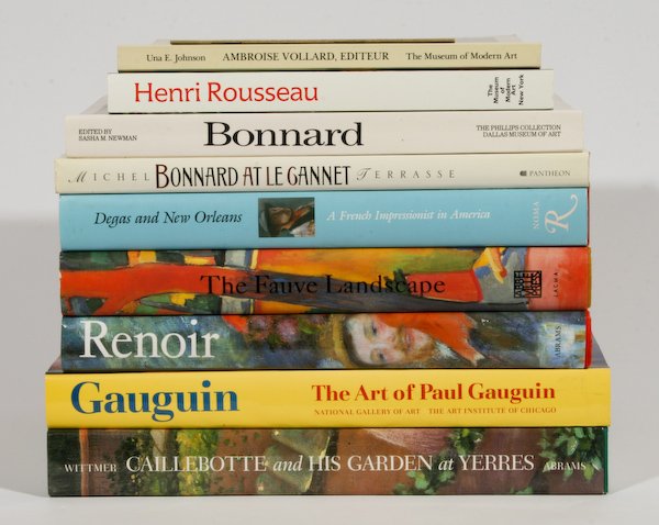 10 books about French Artists: 10 books about French Artists: The Museum of Modern Art, Henri Rousseau, (1985). Una E. Johnson, Ambroise Vollard, Editeur, Prints, Books, Bronzes, (1977). Gail Feigenbaum, Degas and New Orleans, A Fr