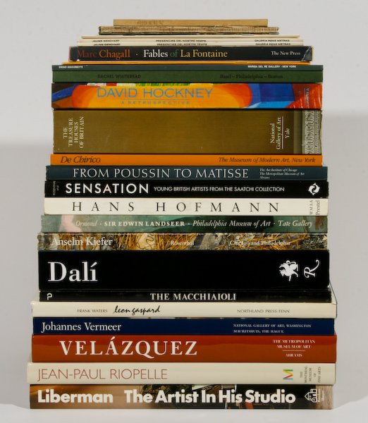 24 books about International Artists: 24 books about International Artists: Marisa del Re Gallery, Diego Giacometti, (1986). National Gallery of Art, Washington D.C., Johannes Vermeer, (1995). Philadelphia Museum of Art, Dali, (2005). Ant