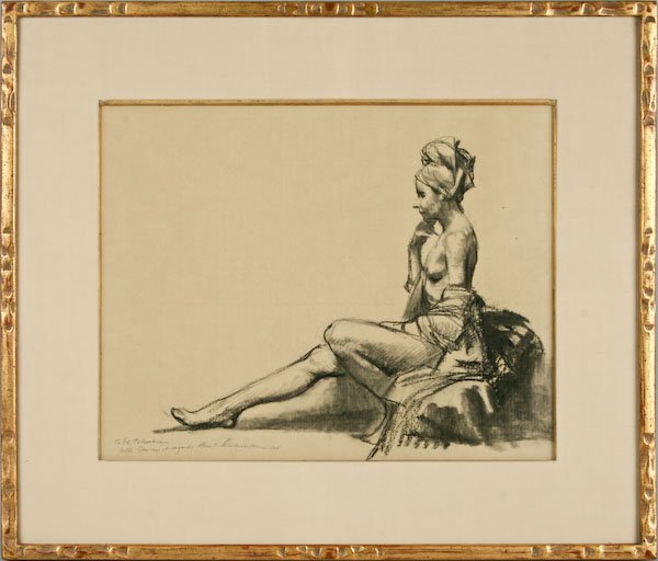 Burton Silverman, Woman Sitting - 2