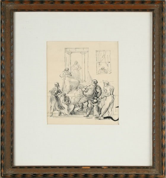 Reginald Marsh, The Stoop - 2
