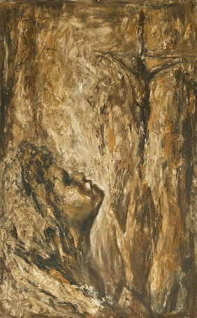 Fidelio Ponce de Leon, Devotional: Fidelio Ponce de Leon (Cuban, 1895-1949) Devotional, oil on canvas, signed and dated upper left recto "F. Ponce / 47", 21 x 13-3/4 inches, unframed. Provenance: Guillermo de Zendegui, Havana, Cuba; Pr