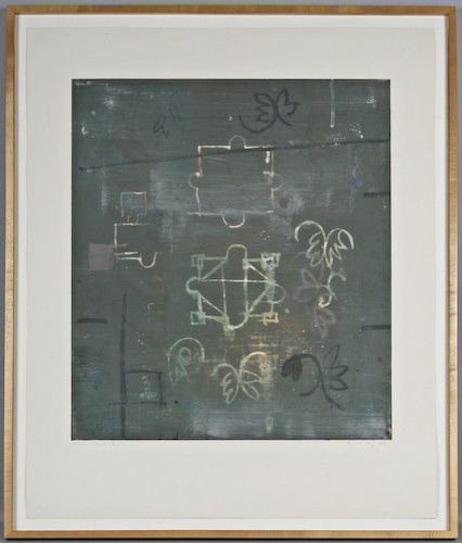 Robert Kelly, Terra Sacra XXXII: Robert Kelly (American, b. 1956), Terra Sacra XXXII, 1990, monoprint, 27-3/4 x 23-3/4 inches (image), 37-3/4 x 30-1/4 inches (sheet), titled, signed and dated along the lower margin "Terra Sacra XXXII