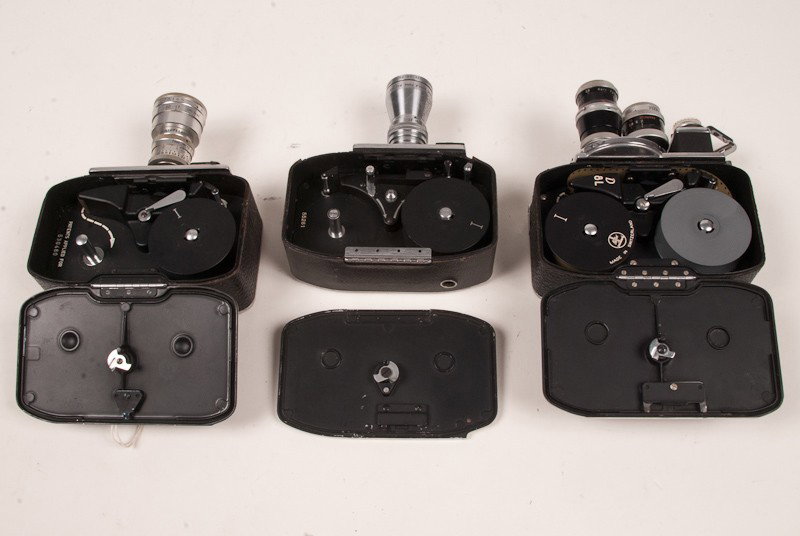 Group of 3 Paillard Bolex Movie Cameras - 8