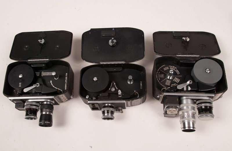 Group of 3 Paillard Bolex Movie Cameras - 10