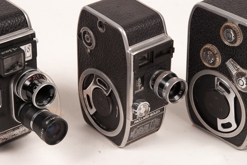Group of 3 Paillard Bolex Movie Cameras - 8