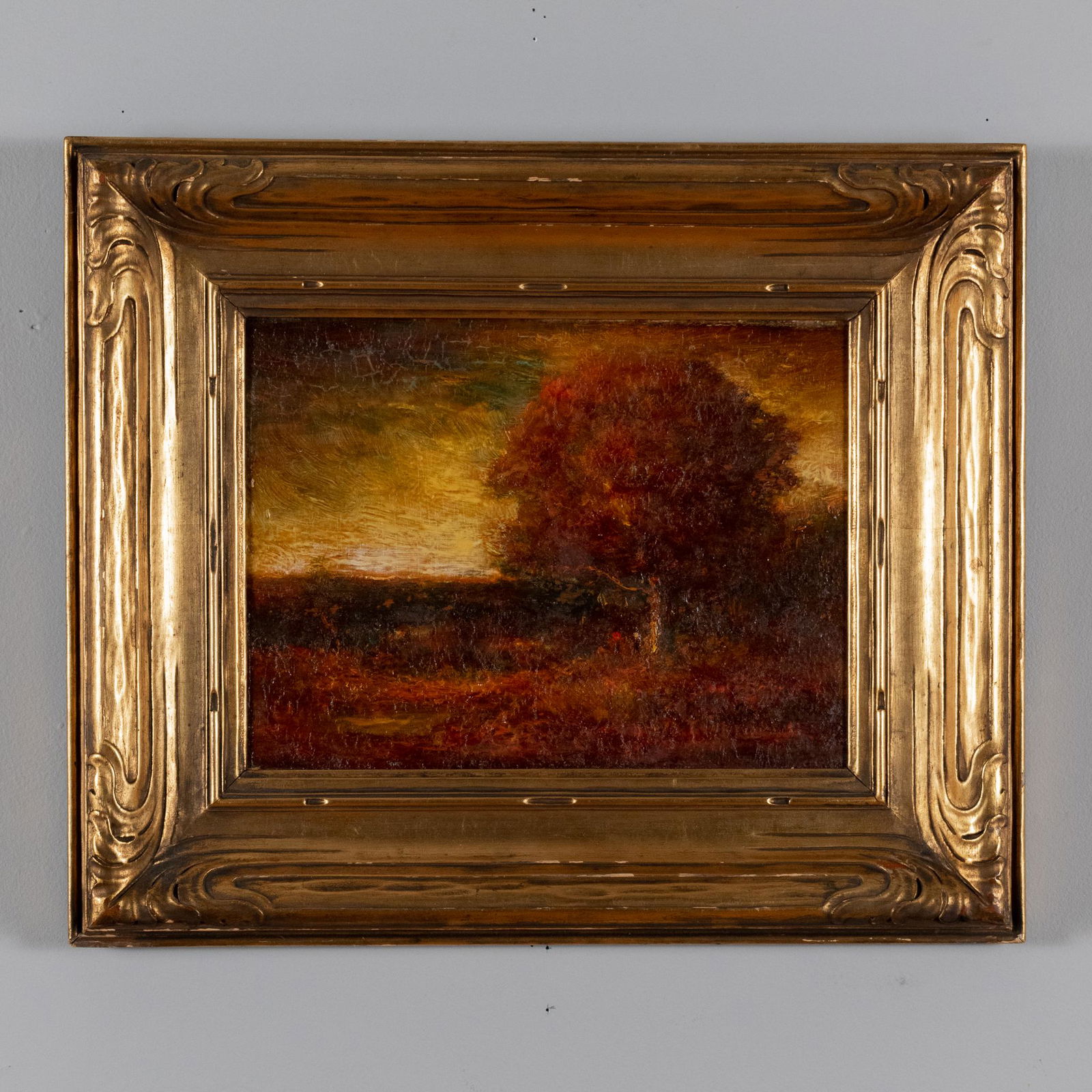 Tonalist Nightscape Painting, “Horizon” Hudson M. Kitchell c. 1917 (1 of 8)
