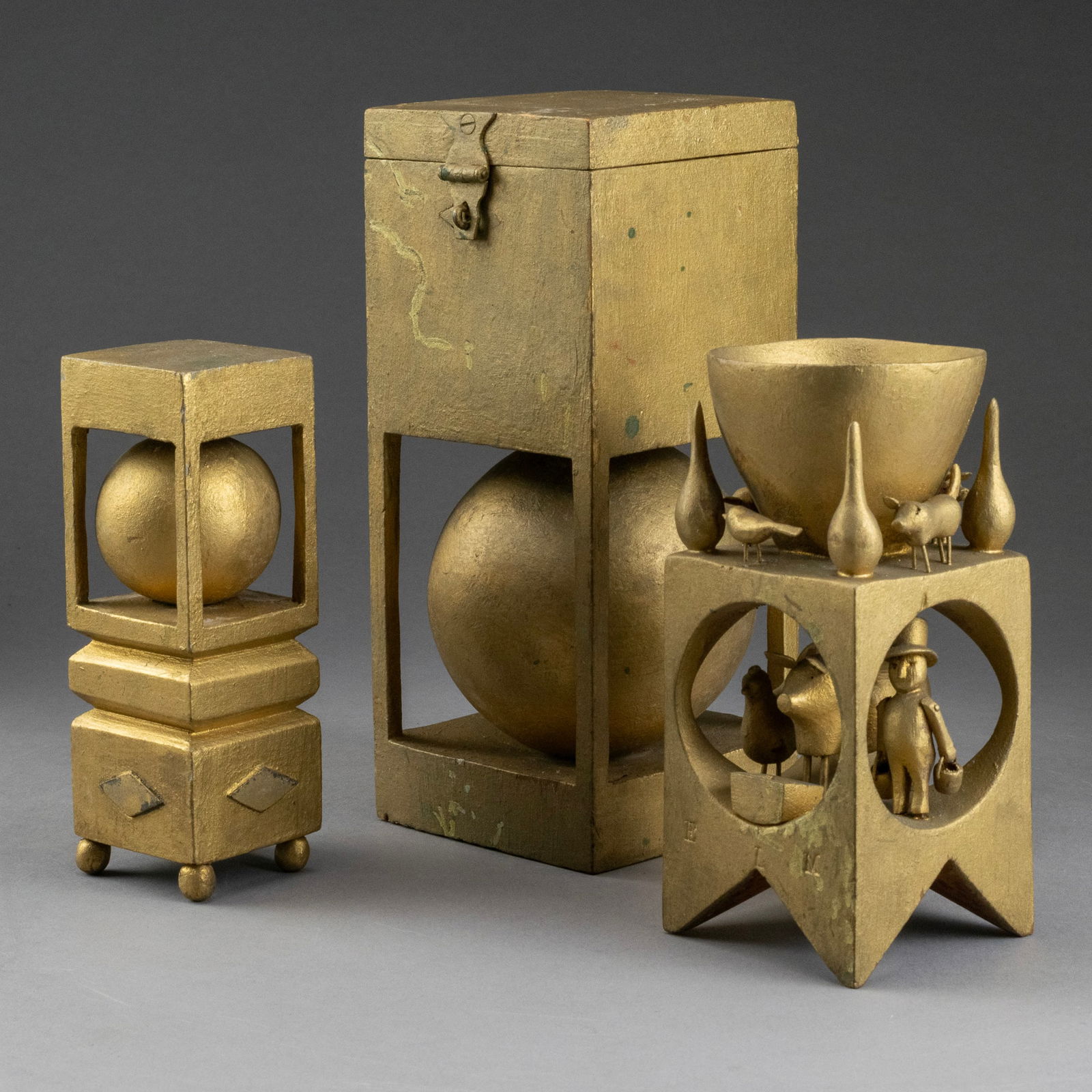 Group of Three American Folk Art Whimsies (1 of 15)