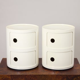 Vintage Kartell Componibili Cabinets by Anna Castelli - A Pair