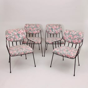 Vintage Mid Century Patio Chairs Attributed to Paul Laszlo - set of 4