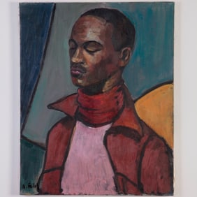 Painting Portrait of Contemplative Gentleman 1