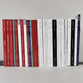 A Group of Chinese Art Auction Catalogs