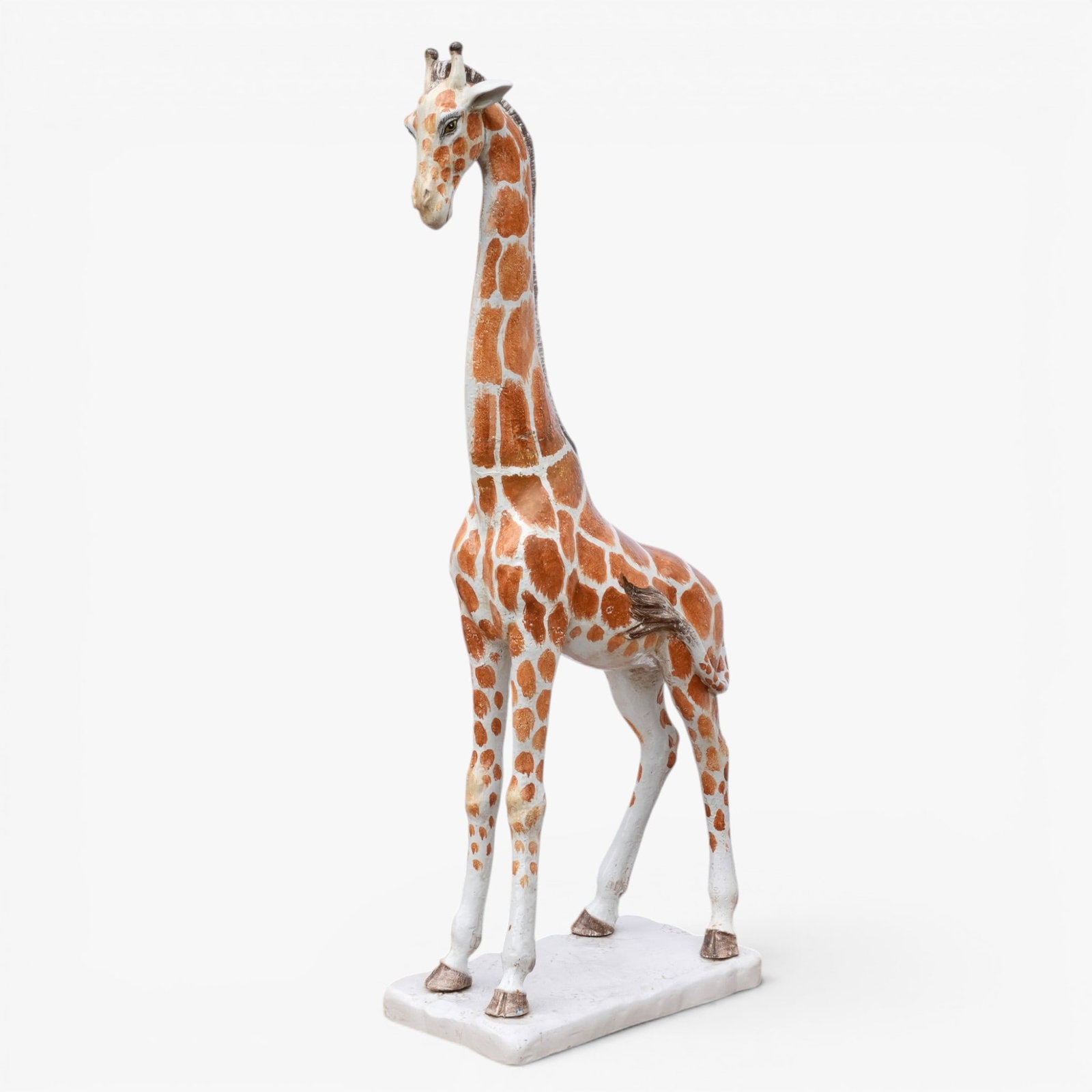 Vintage Six Foot Tall Painted Italian Ceramic Giraffe, Italy, Circa 1970's (1 of 12)