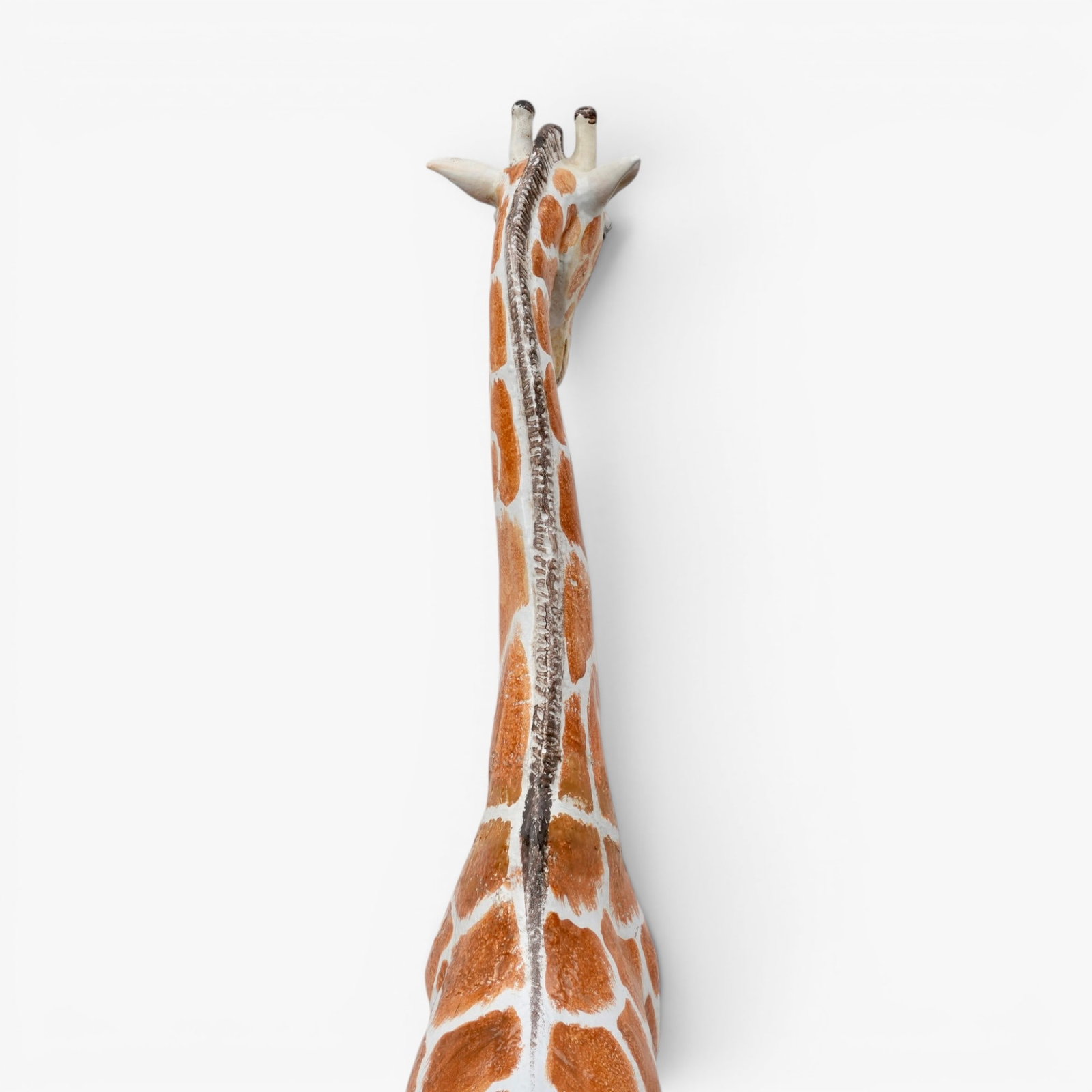 Vintage Six Foot Tall Painted Italian Ceramic Giraffe, Italy, Circa 1970's - 4