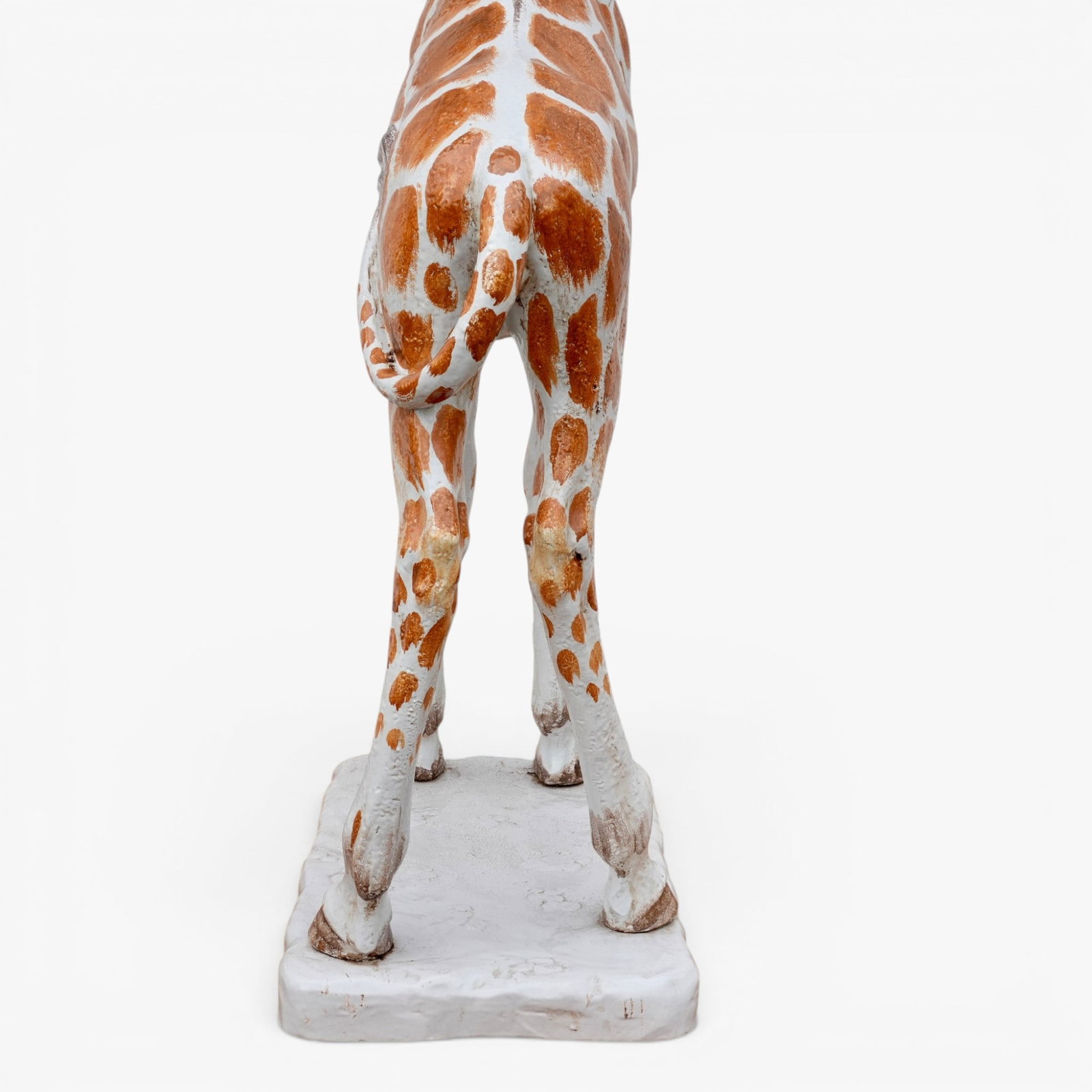 Vintage Six Foot Tall Painted Italian Ceramic Giraffe, Italy, Circa 1970's - 5