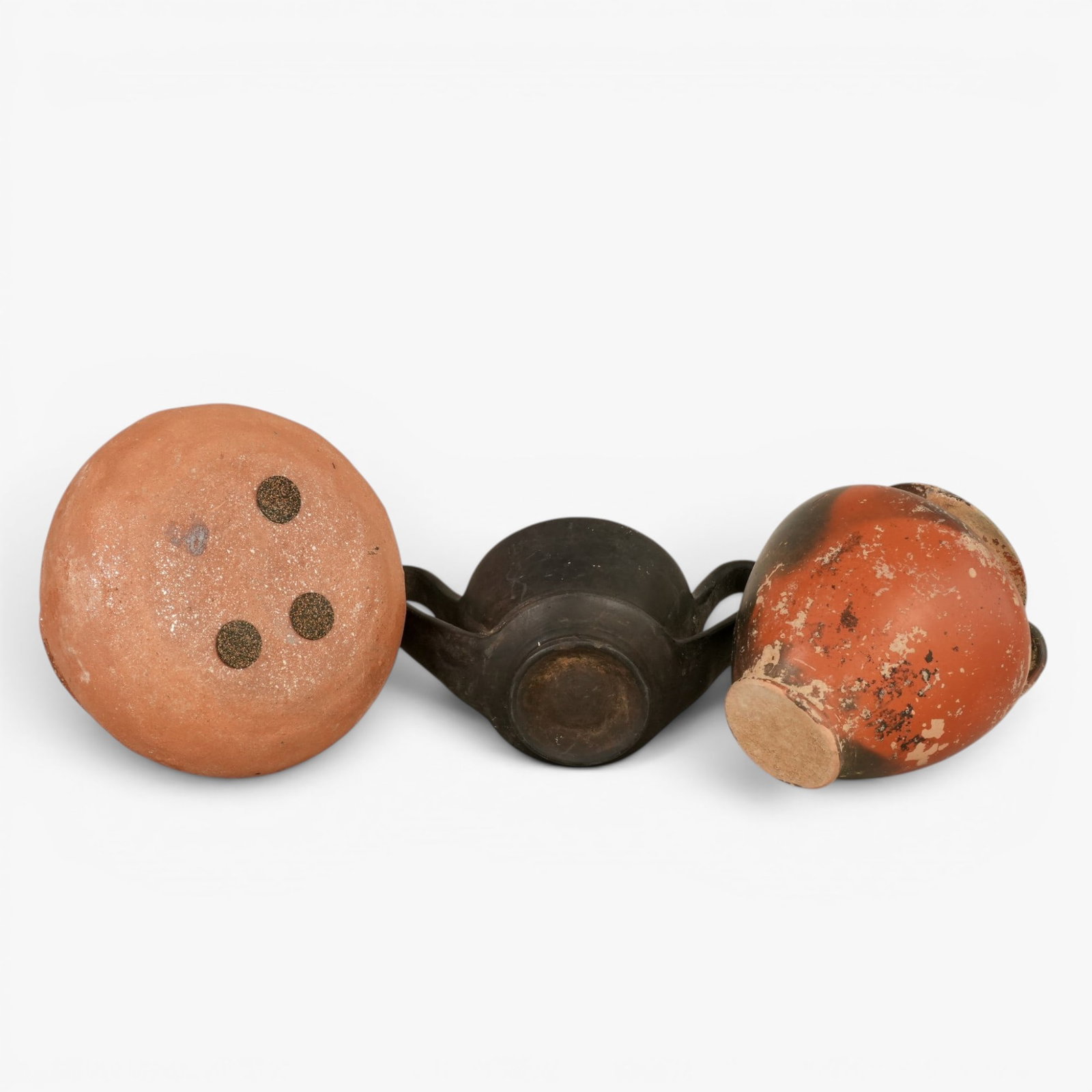 Three Ancient Pottery Vases - 5