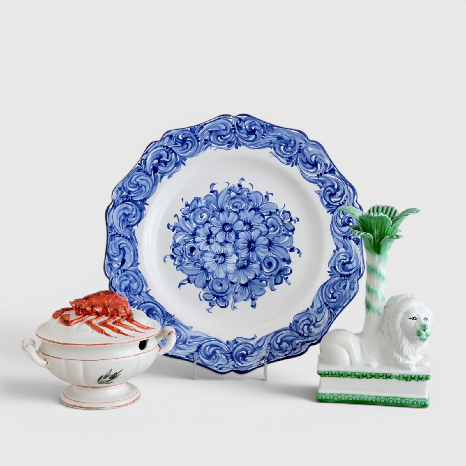Three Italian and Portuguese Ceramic Items (1 of 5)