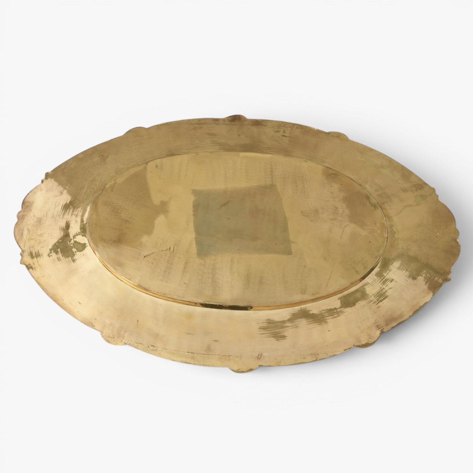Vintage Brass Coffee Table - 6