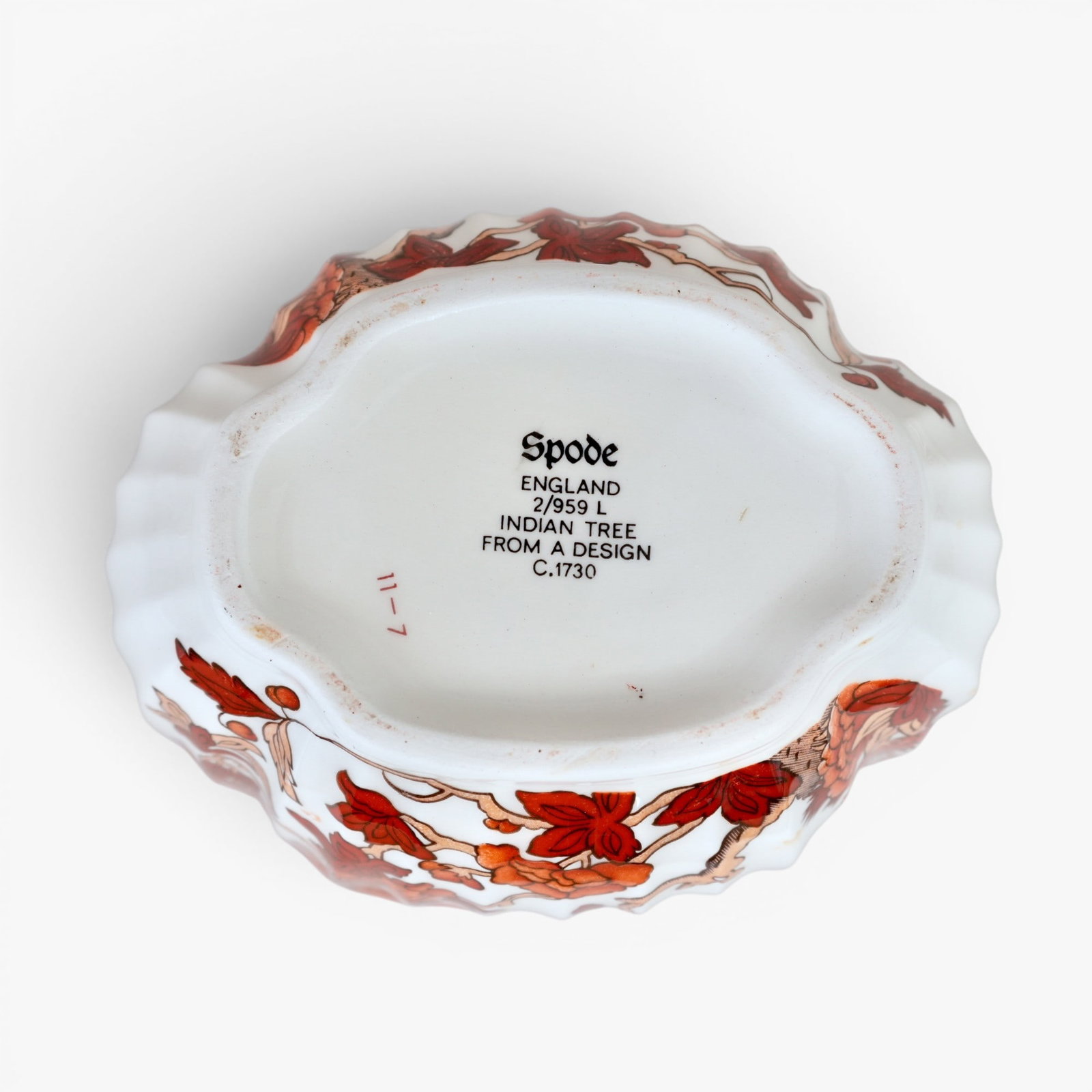 Spode Seventy-Three Piece Indian Tree Orange Rust Partial Dinner Set - 4