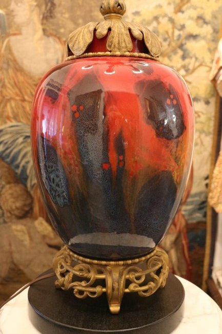 FRENCH GILT BRONZE MOUNTED QING CHINESE porcelain ? (1 of 10)