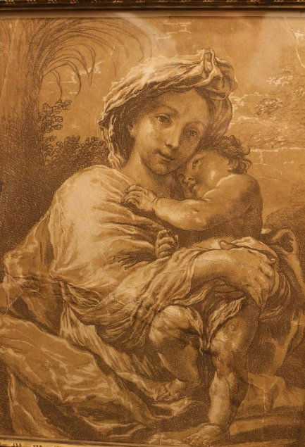 RARE OLD MASTER DRAWING attributed TO ANTONIO GIONIMA (1 of 6)